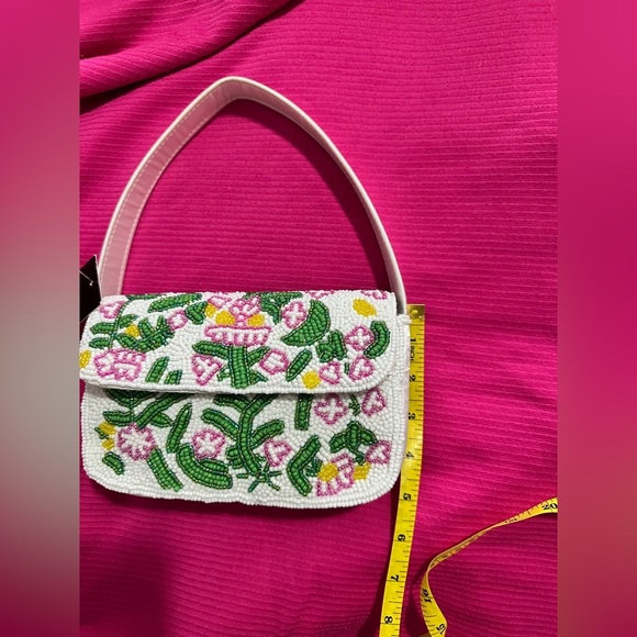 Colorful Embroidered Tote Bag Handmade details - Picture 3 of 8